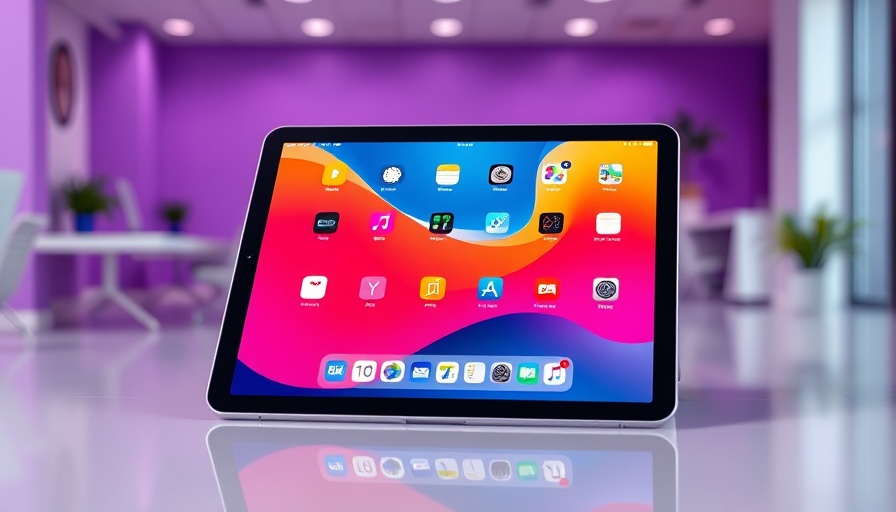 iPad Pro showcasing iPadOS 26 compatibility features and apps.