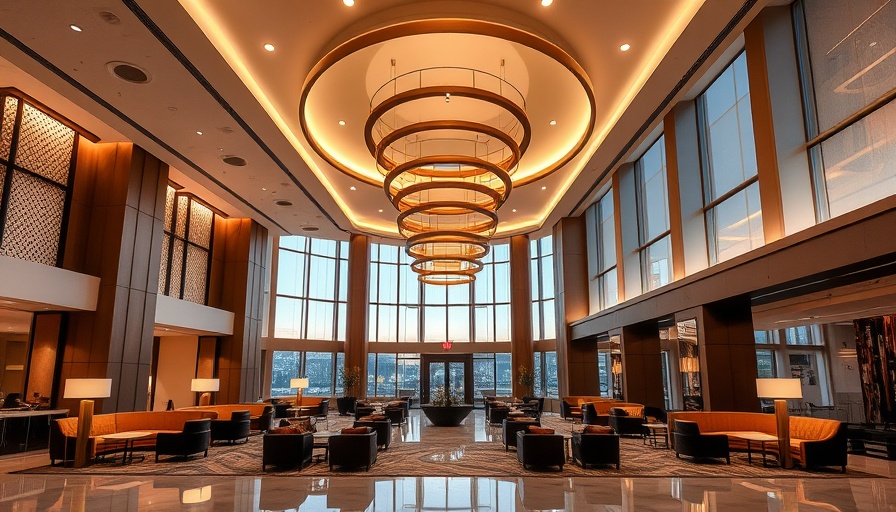 Hyatt Regency Austin renovation showcasing modern lobby design
