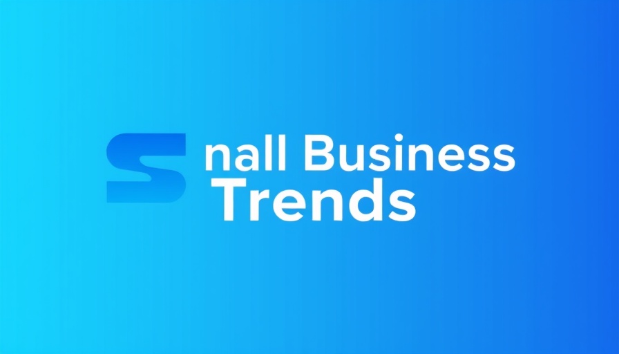 Modern logo for Small Business Trends in blue gradient