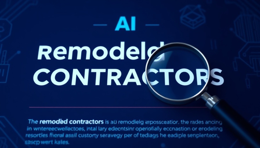 Impact of AI search on remodeling contractors infographic.