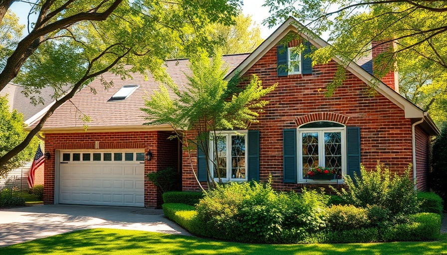 Charming suburban house perfect for buying with bad credit, sunny lawn, garage.