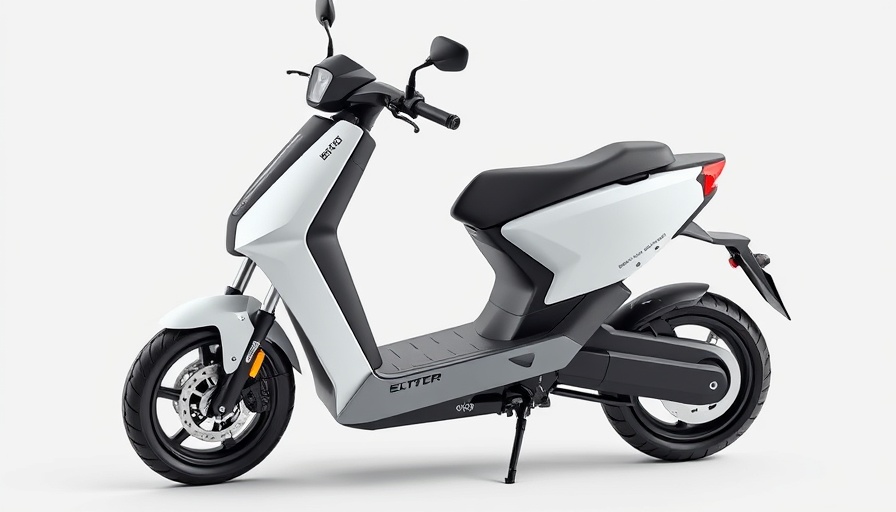Affordable Modular Electric Scooter with sleek design.