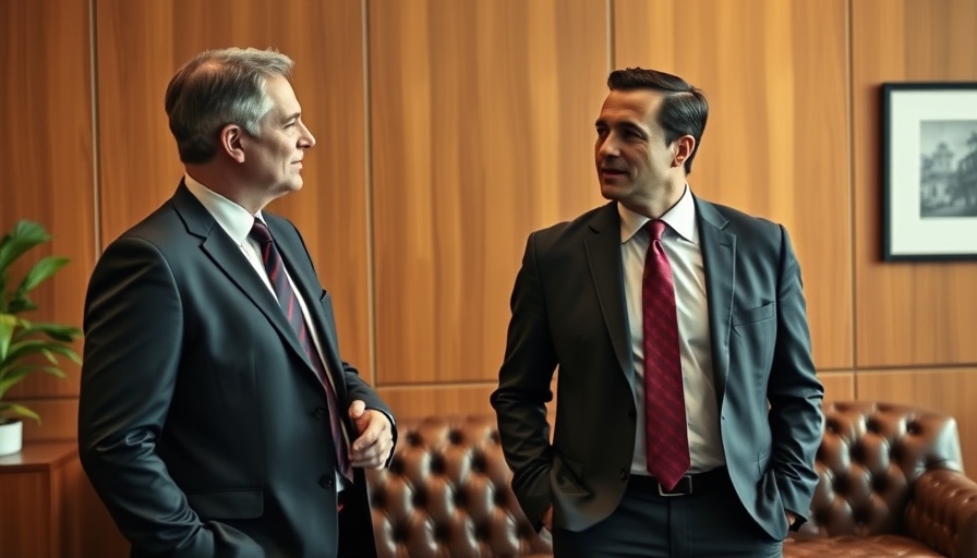Business meeting in office related to South Korea mortgage rates.