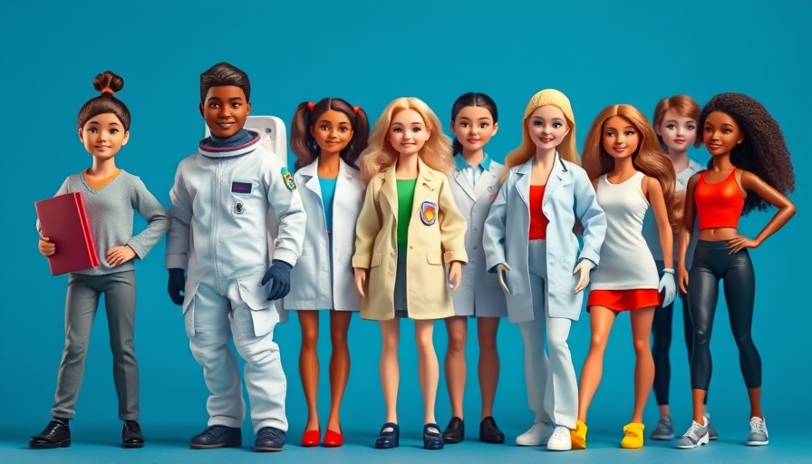 Diverse profession dolls representing AI-Powered Toys.