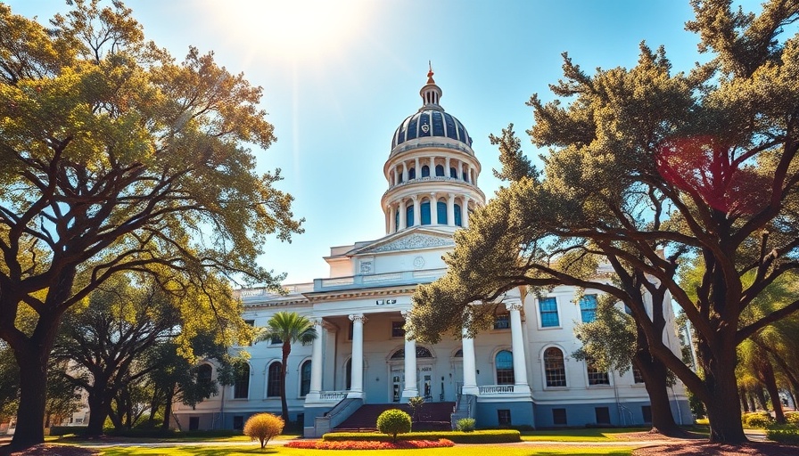 Florida Capitol building representing the new state budget 2025 backdrop.