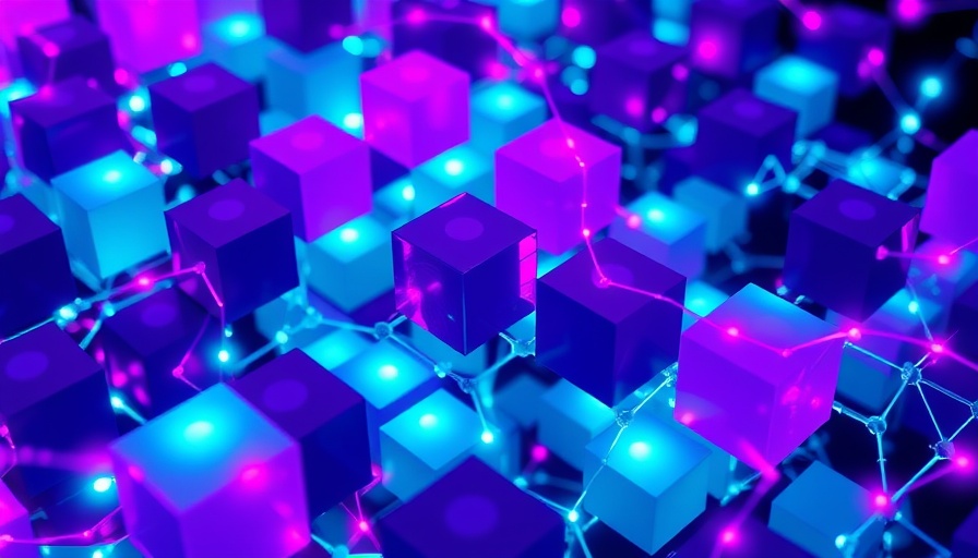 ChatGPT connects to MCP servers in a vibrant digital cube network.