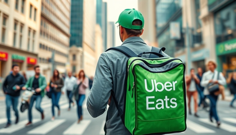 Uber Eats South Africa Live Feature - courier cycling with bright green backpack.