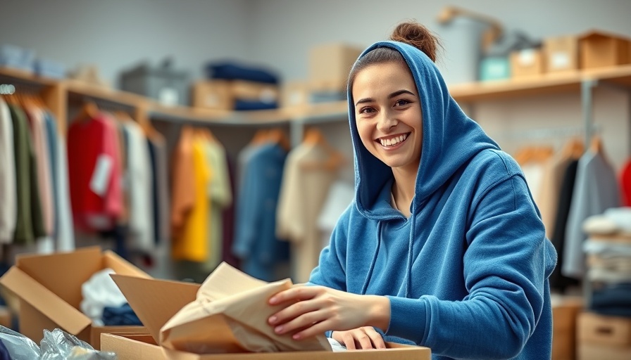 Woman in business packaging products, showcasing CRM systems for small businesses.