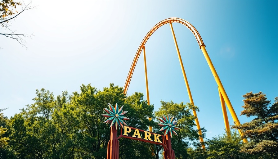Exciting roller coaster at one of the best amusement parks on the East Coast.