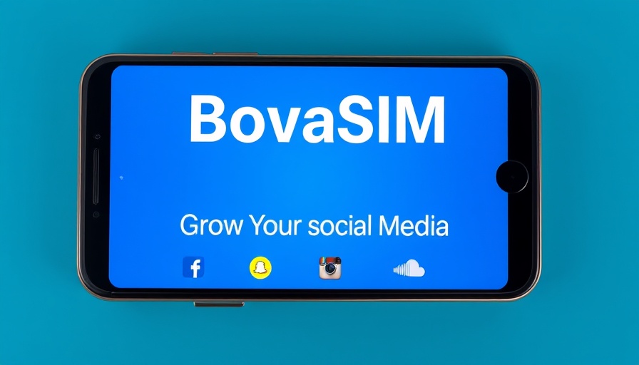 BovaSMM social media marketing platform on smartphone interface.