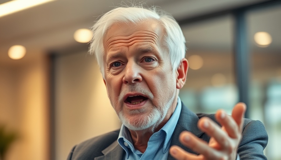 Elderly man discussing MBA as a waste of time
