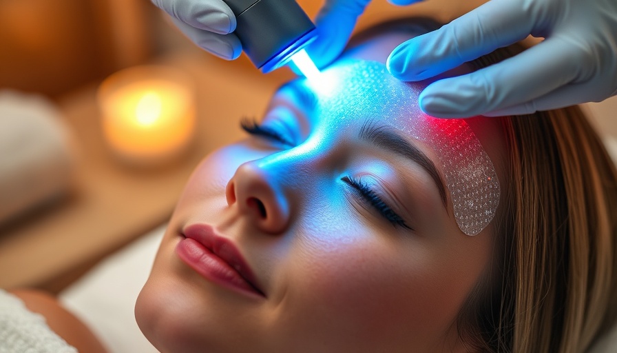 Woman experiencing fractional laser benefits in a calm spa setting.