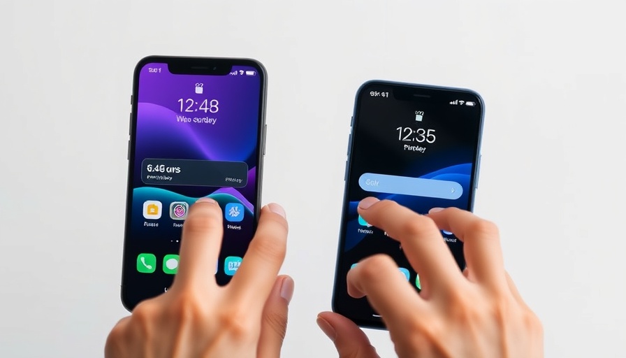 iPhone 16 Pro vs iQOO Neo 10 smartphone interface comparison.