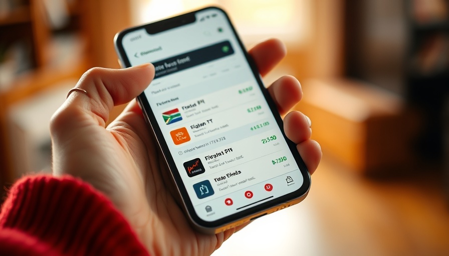 AI-powered stock picker app on smartphone screen.