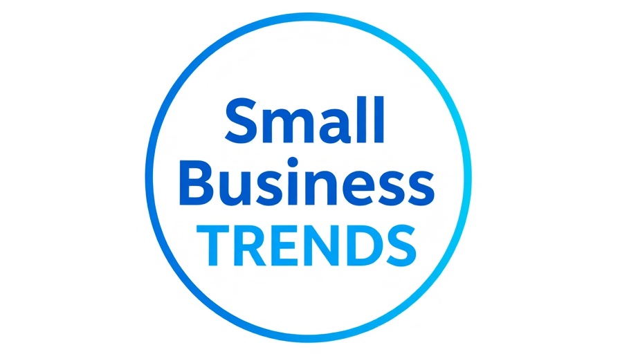 Minimalist logo for Small Business Social Media Strategies featuring blue text.