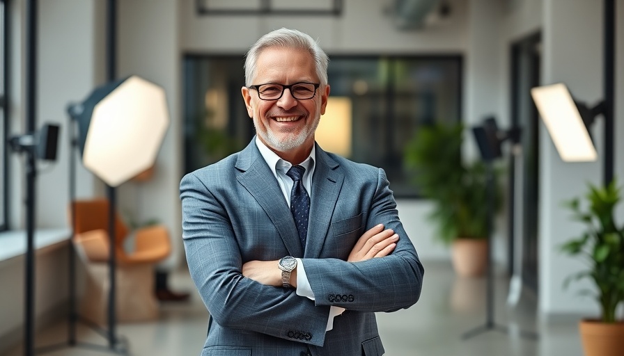 Man in modern office, starting a reselling business setup