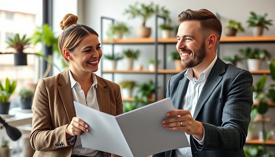 Business mastery: professionals collaborating in a modern office