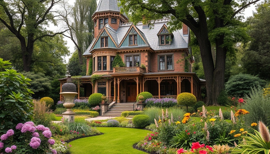 Harkness Memorial State Park mansion with garden