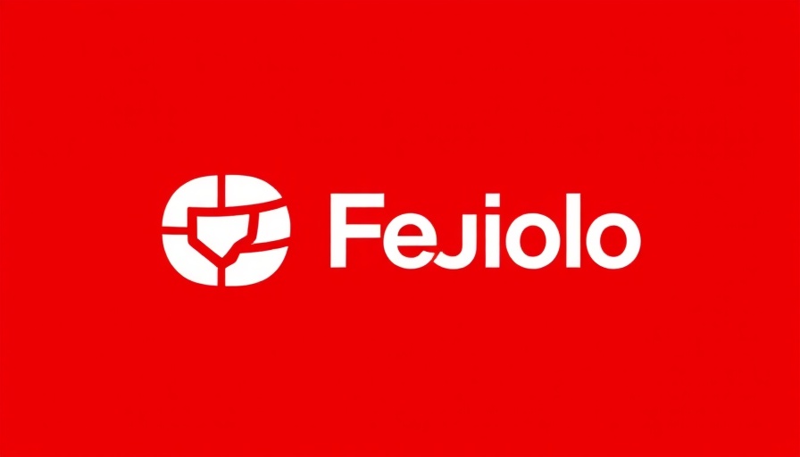 Bold logo on a red background conveying vibrant style.