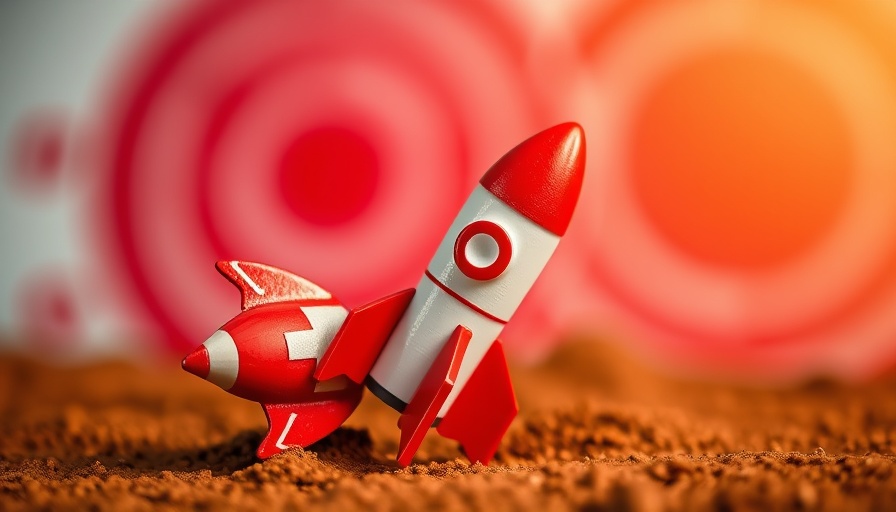 Small toy rocket on brown surface symbolizing talent and hard work in business success.