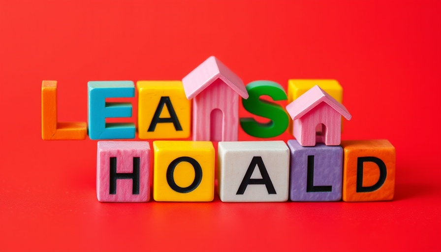 Leasehold Reform ROPA Standards concept with house icon and blocks.