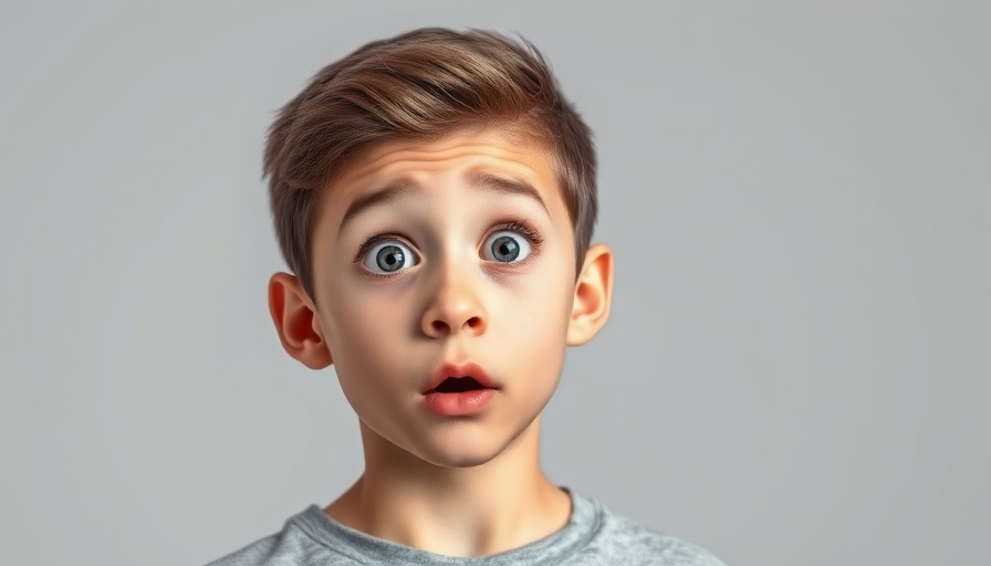 Young man looking surprised, thought-provoking expression for startup ideas.