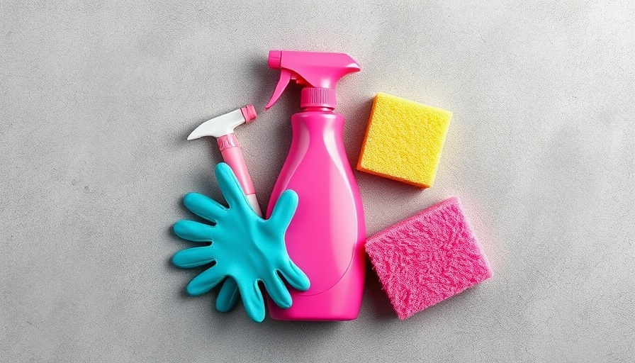 Cleaning supplies on gray surface for how to clean your computer.