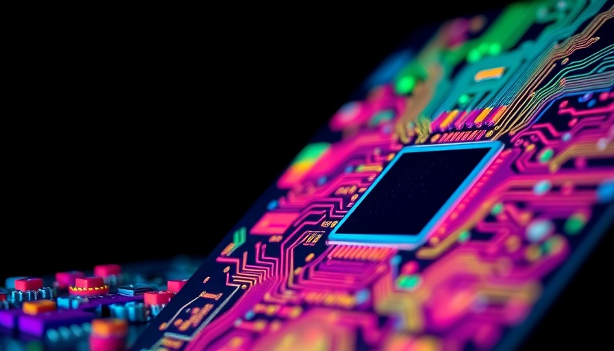 Close-up of colorful silicon wafer reflecting AI Spending Boom