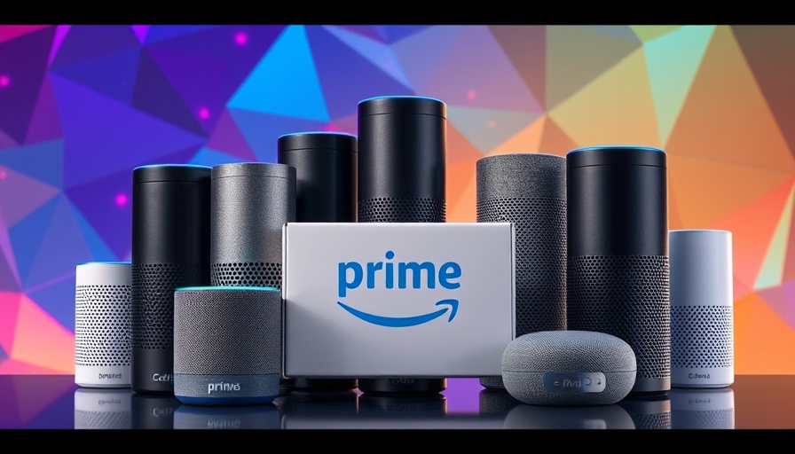 Prime Day Echo device deals displayed with vibrant background.