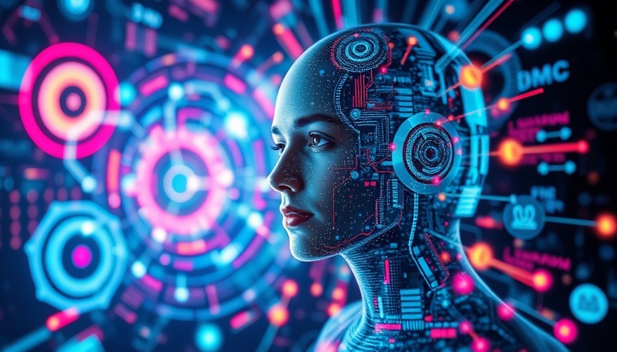 Futuristic montage with AI elements and vibrant swirls, featuring ChatGPT 5 features.