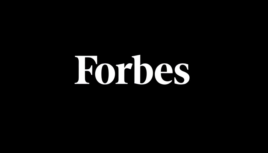 Forbes text logo on black background related to AI in Fashion Trends