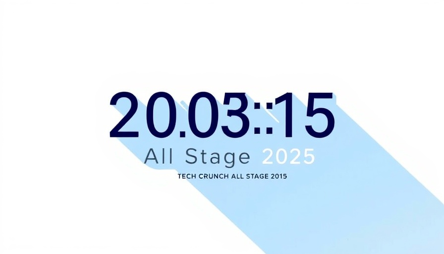TechCrunch All Stage 2025 countdown graphic
