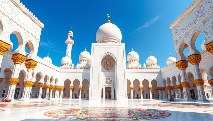 Sheikh Zayed Grand Mosque featured in Abu Dhabi travel guide.