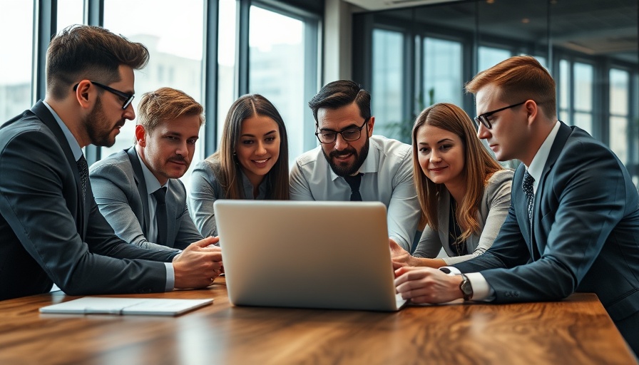 Business meeting analyzing AI-driven data center boom trends.