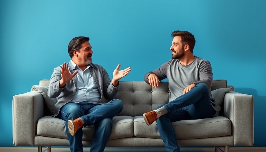Men discussing business on a couch, Windsurf acquisition context.