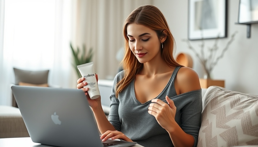 Nudesox sock brand success: Woman showcasing socks in a stylish room.