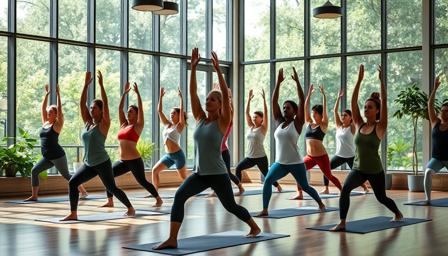 People practicing yoga in sunny room, Vitamin D and Type 2 Diabetes.