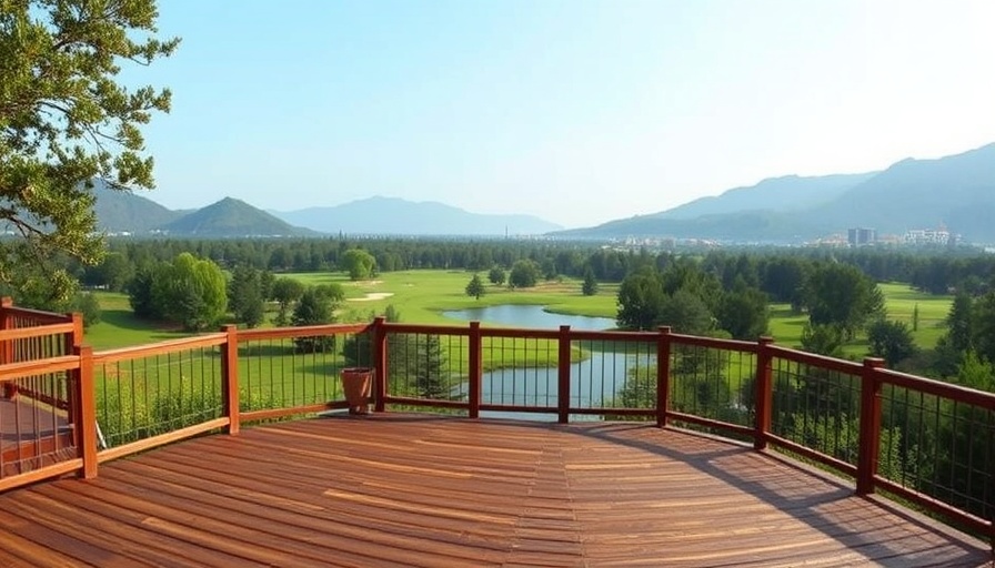 Serene golf course view in Bright's Creek, showcasing an active lifestyle.