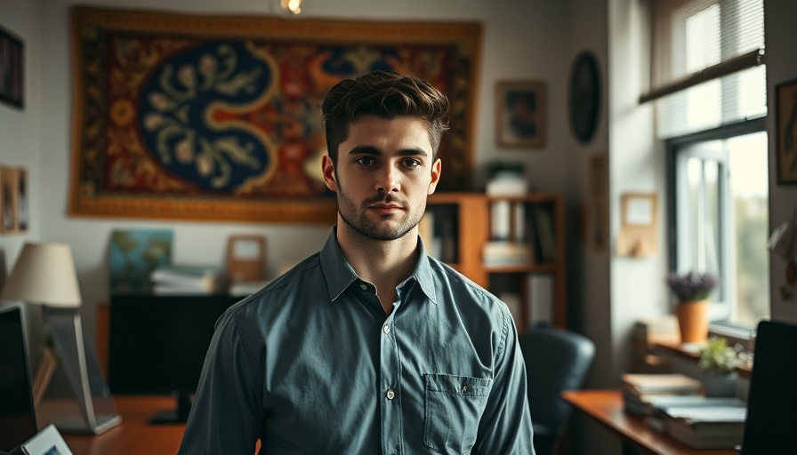 California Behavioral Health Workforce Crisis: Professional man in decorated office.