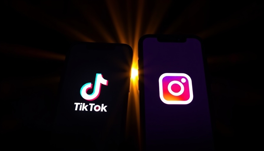 Get Clients From Instagram and TikTok with glowing logos on phones.