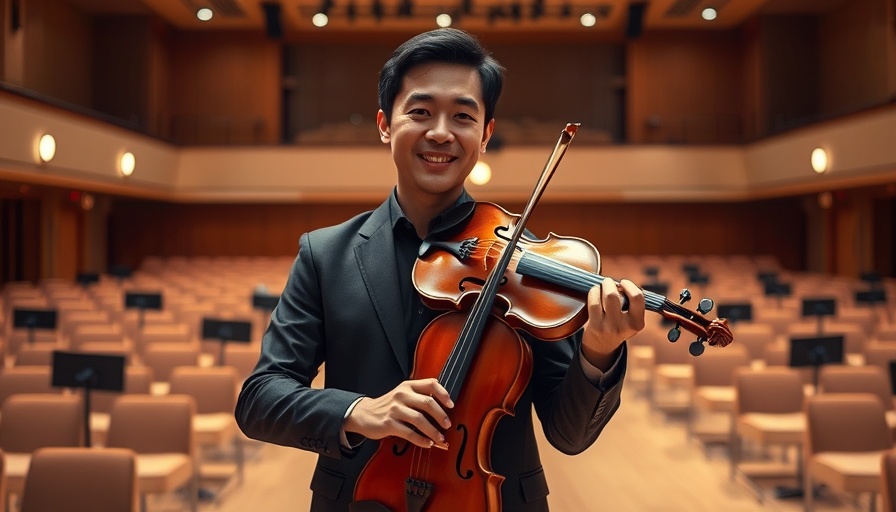 Violinist showcasing accelerated learning techniques for musicians