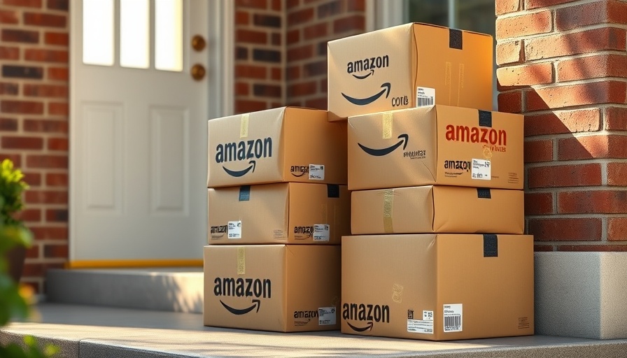 Amazon packages on doorstep, save 50% on Amazon with Amex points