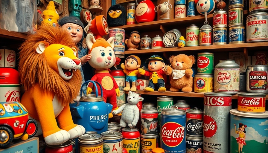 Pop Culture Antique Museum Englewood FL vintage toys display.