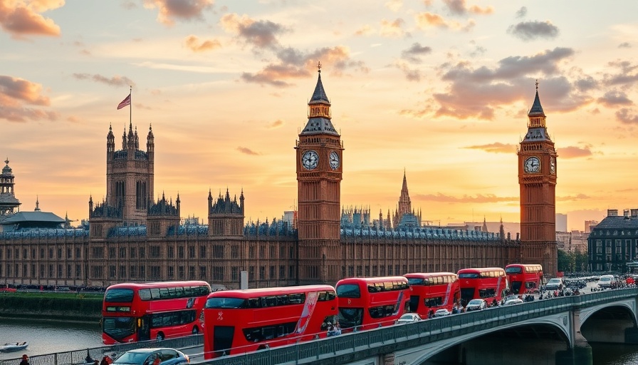 Houses of Parliament and Big Ben at sunset, symbolizing stamp duty reform.