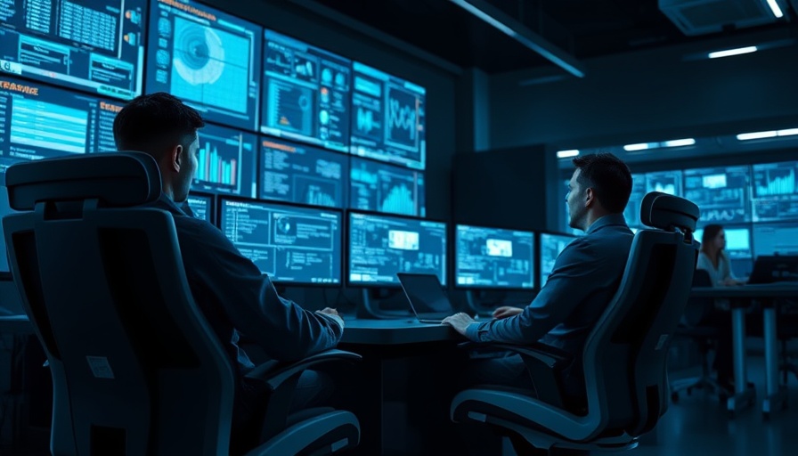 AI-powered SOCs in healthcare with professionals analyzing data