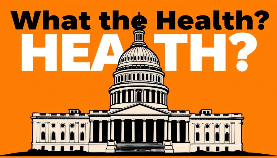 Bold Capitol illustration with 'What the Health?' text, celebrating 60 years of Medicare and Medicaid.