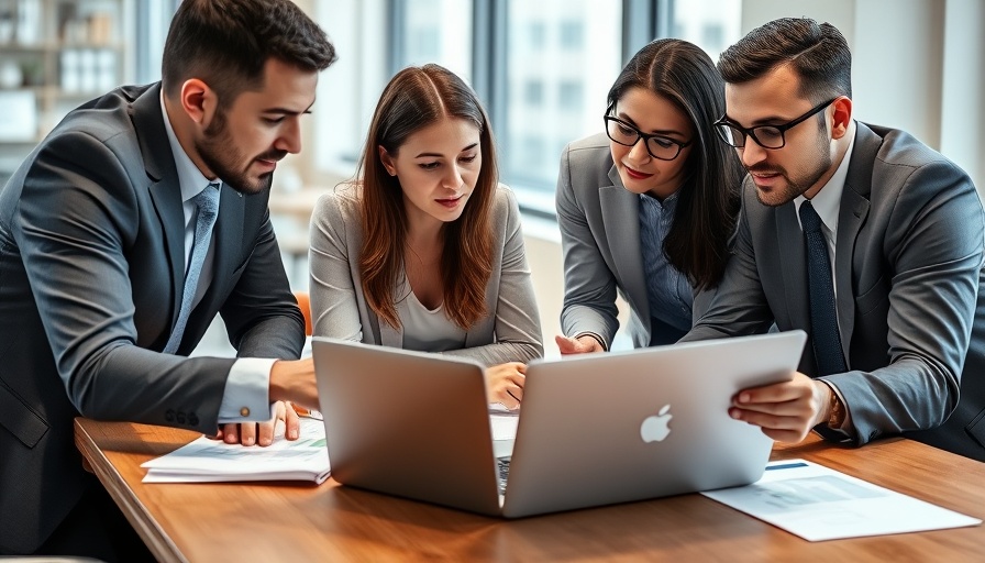 Professionals reviewing business charts during a client drought.