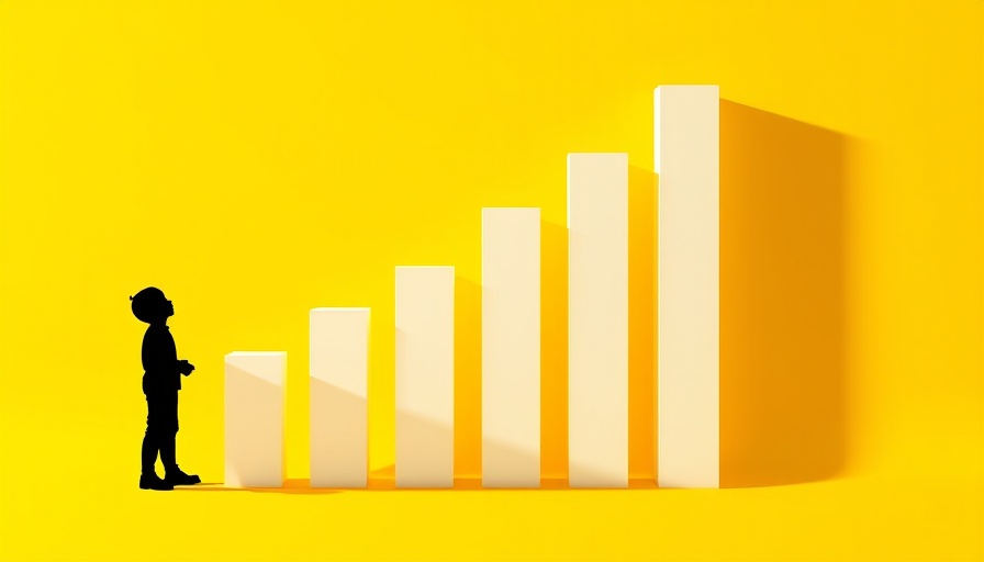 Minimalist illustration symbolizing business growth from successful founders.