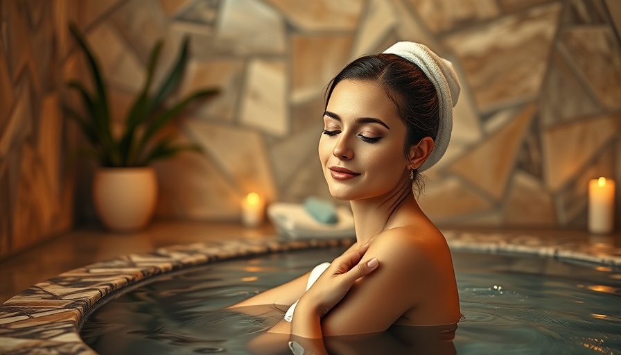 Woman enjoying relaxation at Natura Bissé Pearl Spa.