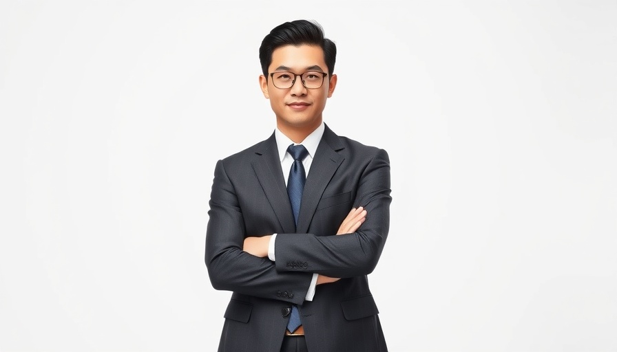 Confident man in formal attire representing professionalism.